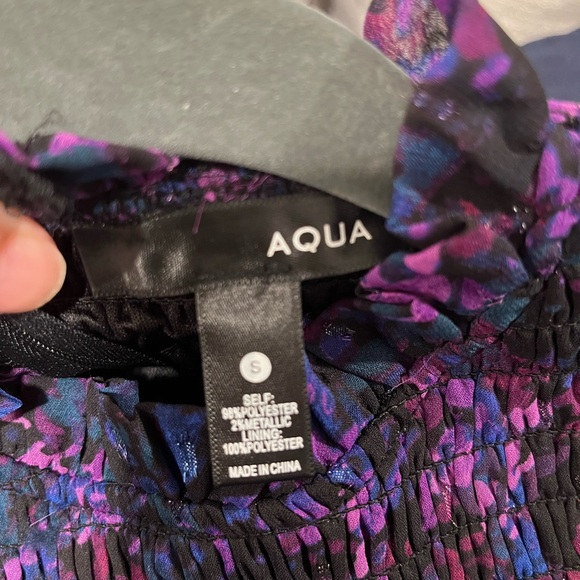 NWT-Smocked Waist Mini Dress Size Small - Picture 2 of 7